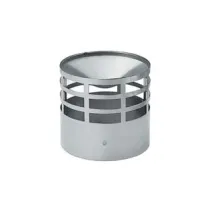 TERMINALE DI SCARICO IN ACCIAIO INOX PER STUFE A PELLET