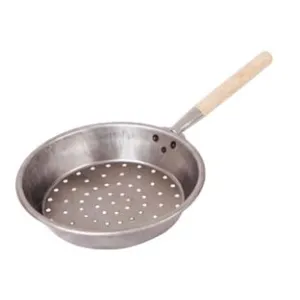 PADELLA PER CASTAGNE CON MANICO IN LEGNO
