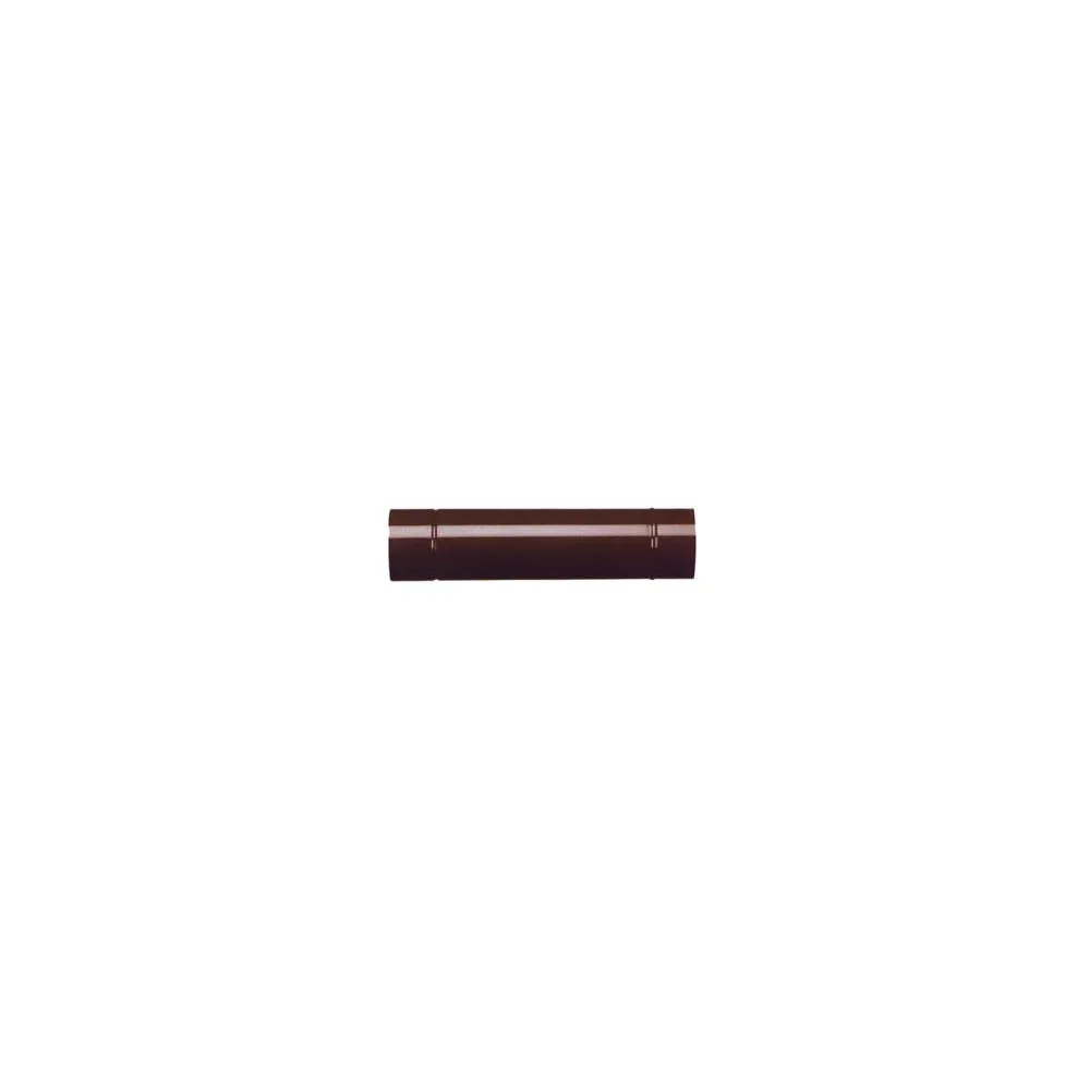 TUBO PORCELLANATO PER STUFE A LEGNA MARRONE LUCIDO