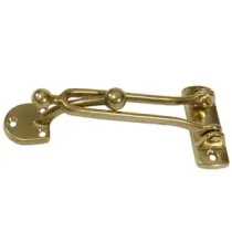 FERMAPORTE CON GANCIO IN OTTONE LUCIDO