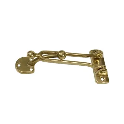 FERMAPORTE CON GANCIO IN OTTONE LUCIDO