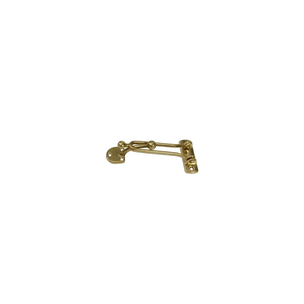 FERMAPORTE CON GANCIO IN OTTONE LUCIDO