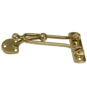 FERMAPORTE CON GANCIO IN OTTONE LUCIDO