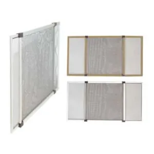 ZANZARIERA ESTENSIBILE IN FIBRA CON TELAIO IN ALLUMINIO