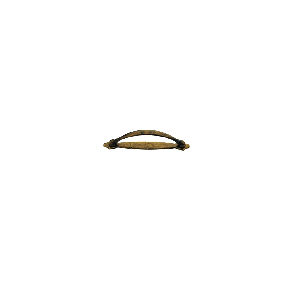 MANIGLIE PER MOBILI FISSE MOD.18900 IN OTTONE ANTICATO
