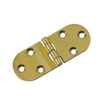 CERNIERA  OTTONE A BISCOTTO SENZA FERMO