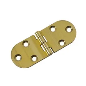CERNIERA  OTTONE A BISCOTTO SENZA FERMO