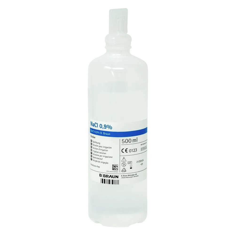 SOLUZIONE FISIOLOGICA ml. 500 cadauno