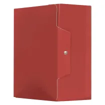 CARTELLA PORTAPROGETTI CON BOTTONE dorso 15 cm - rosso