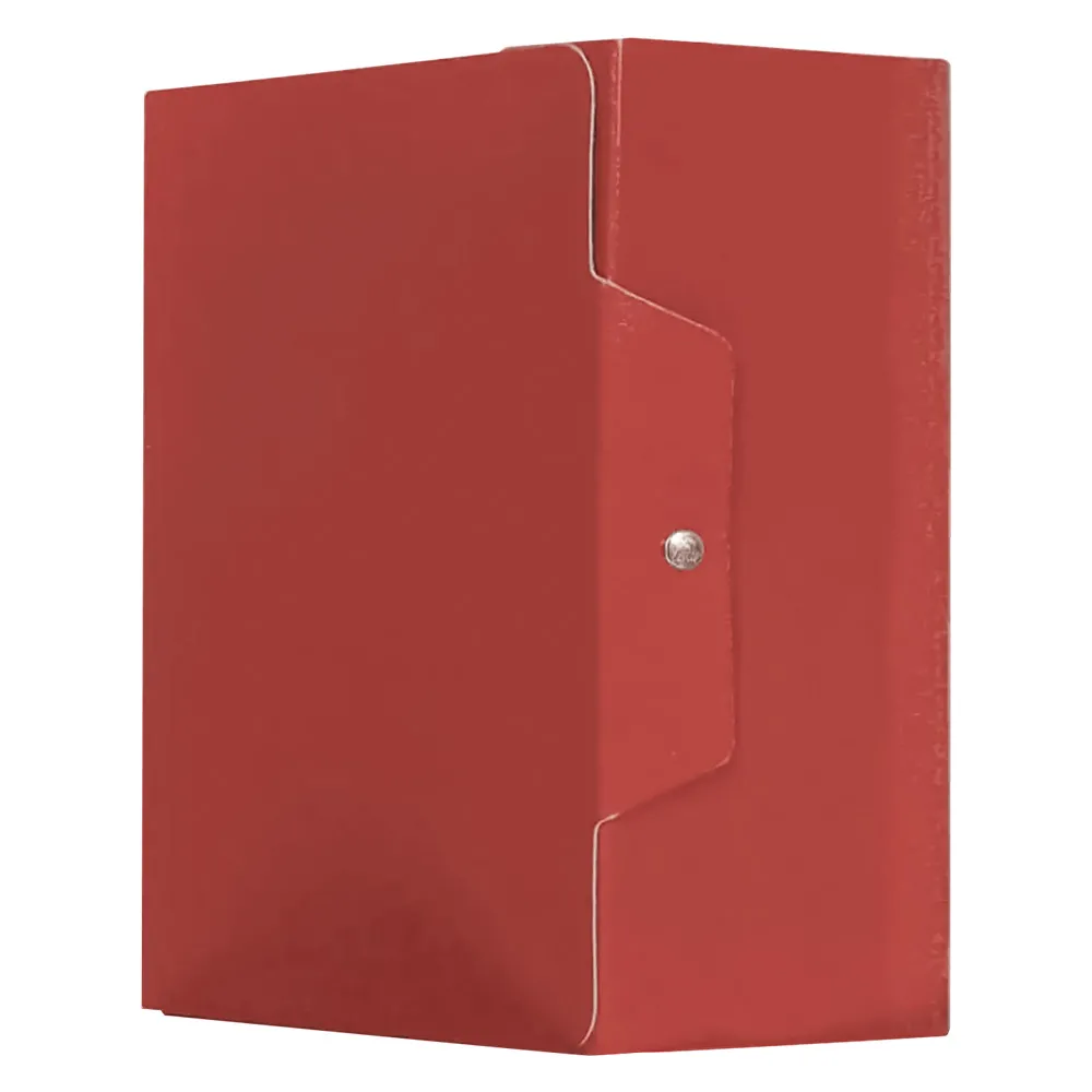 CARTELLA PORTAPROGETTI CON BOTTONE dorso 15 cm - rosso