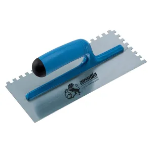FRATTAZZO DENTATO PER COLLA cm 28 x 12 - denti 5 x 5 mm.