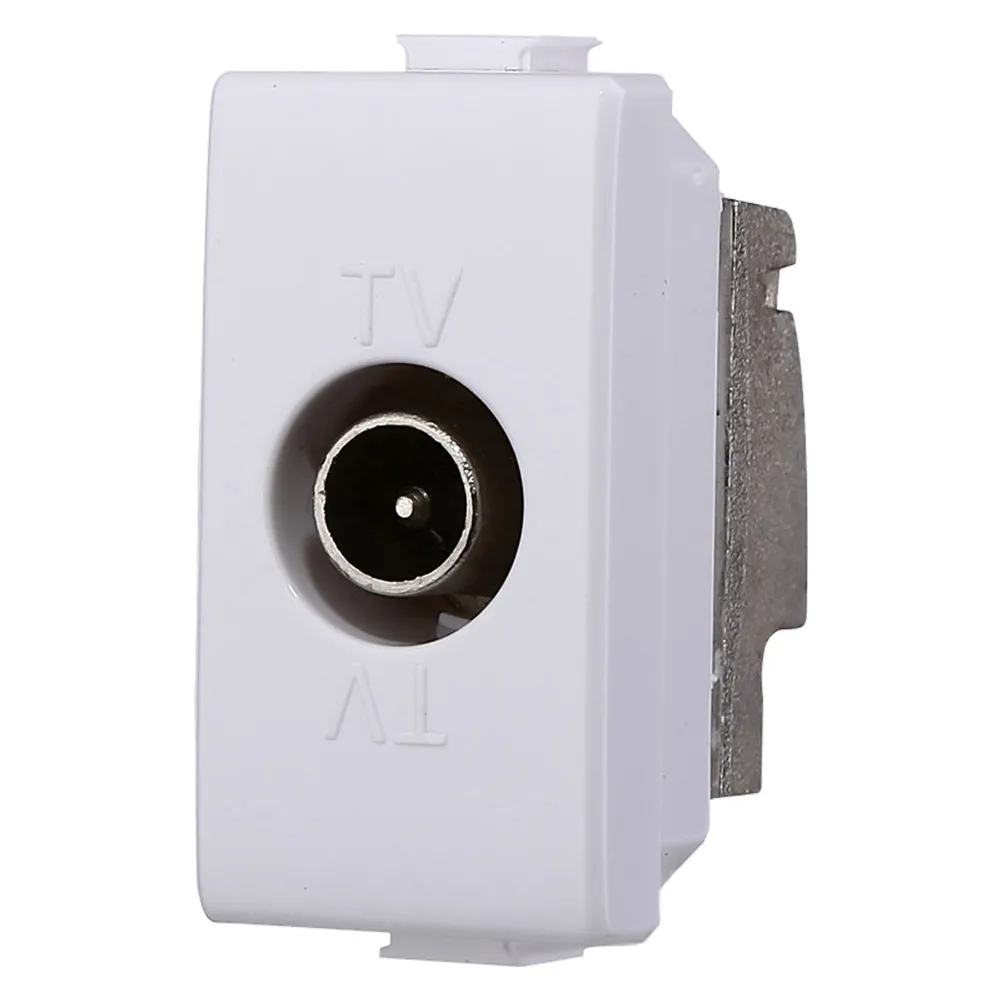 CONNETTORE TV PASSANTE serie 'SOLAR' - maschio