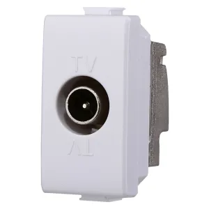 CONNETTORE TV PASSANTE serie 'SOLAR' - maschio