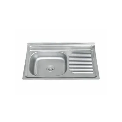 C LAVELLO APPOGGIO  80X50 VASCA SX C/GOCCIOLATOIO DX