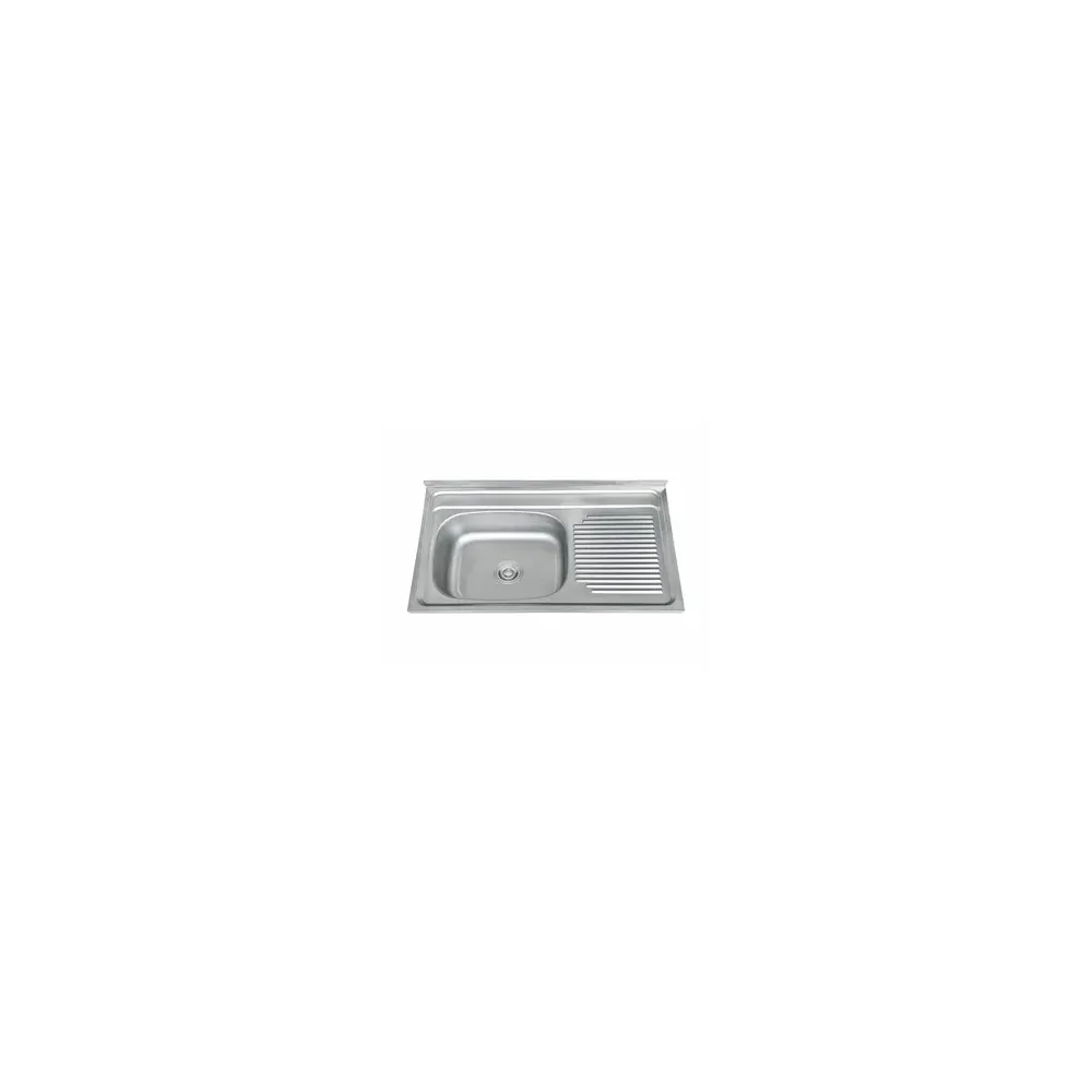 C LAVELLO APPOGGIO  80X50 VASCA SX C/GOCCIOLATOIO DX