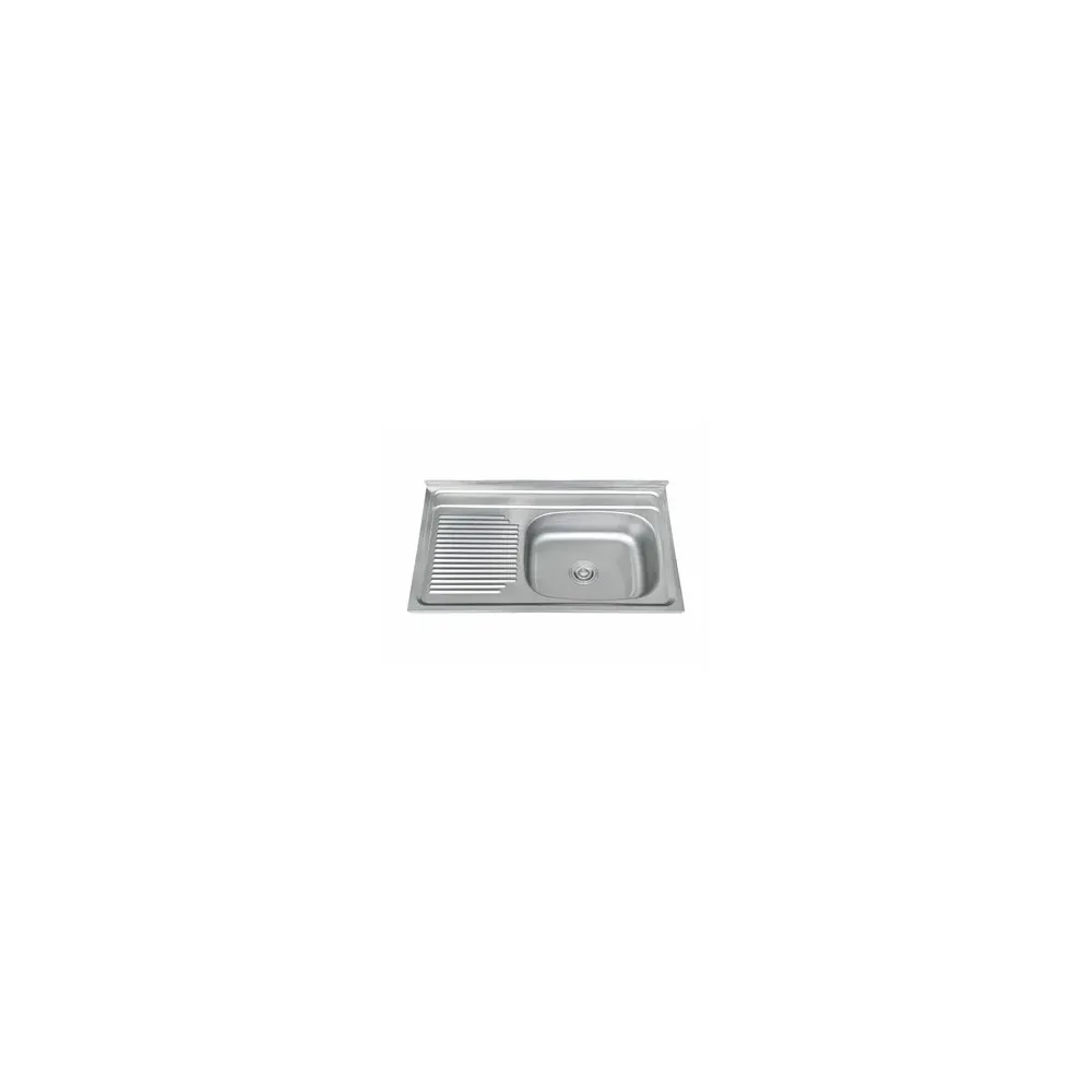 C LAVELLO APPOGGIO  80X50 VASCA DX C/GOCCIOLATOIO SX