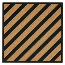 PANNELLO A DOGHE listelli diagonale sx - marrone chiaro