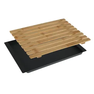 TAGLIERE PER ALIMENTI CON VASSOIO cm 38 x 27