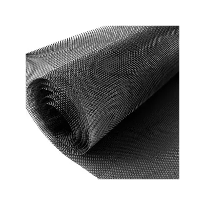 C RETE ZANZARIERA ACCIAIO INOX 20X18 1,00X25MT NERO