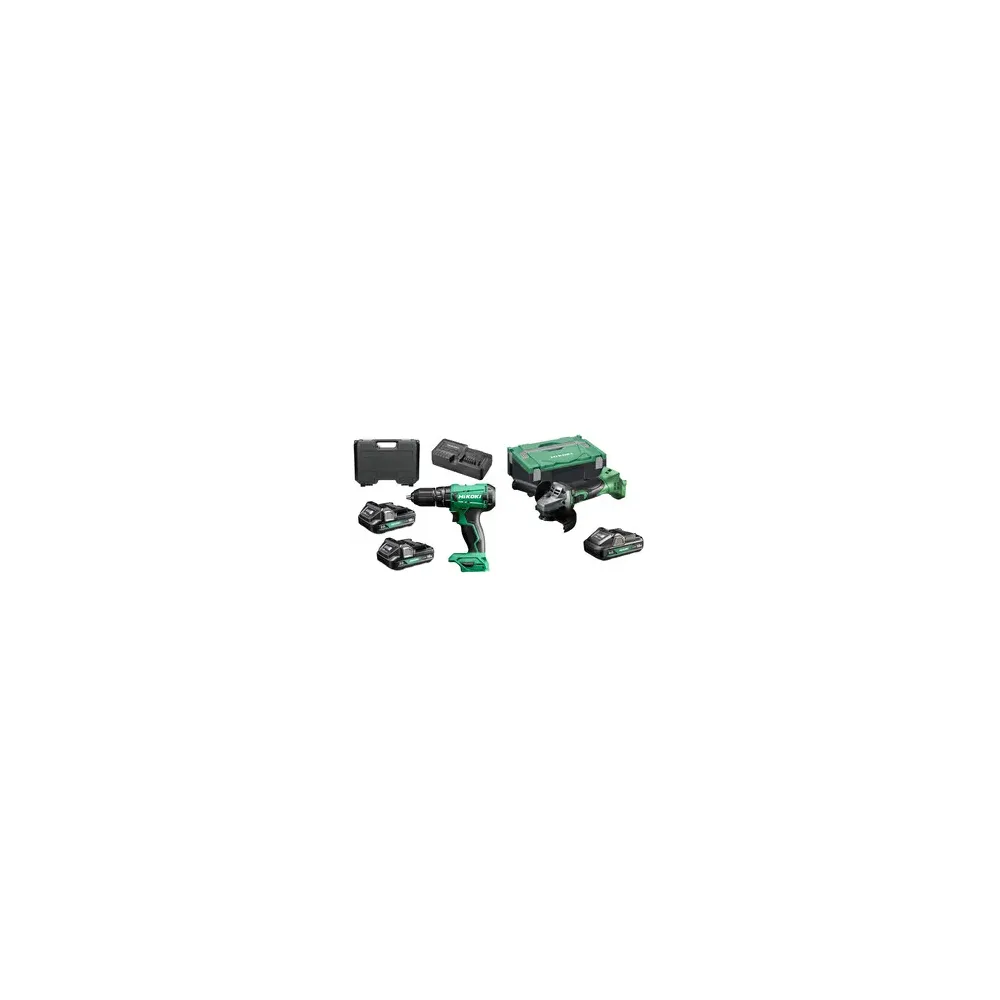 HIKOKI KIT TRAPANO C/PERC DV18DA+SMERIGL 115MM G18DSL 18V