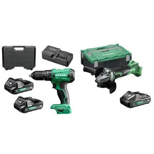 HIKOKI KIT TRAPANO C/PERC DV18DA+SMERIGL 115MM G18DSL 18V
