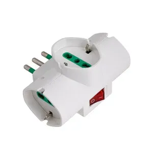 FME 87321 ADATTATORE 16A 3 P BIP.SCHUKO+INTERRUTTORE