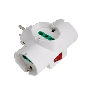 FME 87323 ADATTATORE SCHUKO 3 P BIP.SCHUKO+INTERRUT.
