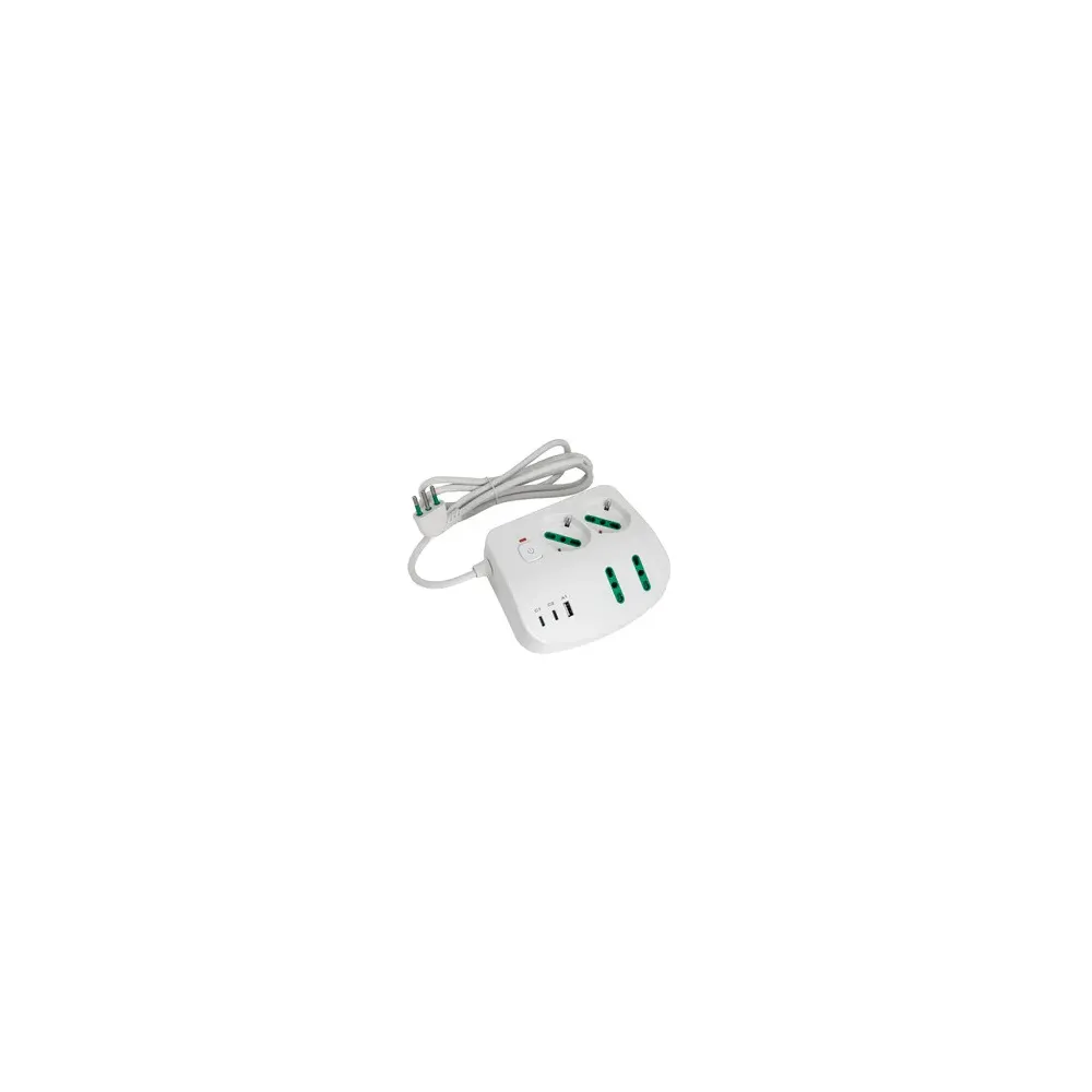 FME 40890 MULTIPRESA DA TAVOLO 4P+3P USB A-B-C BCA