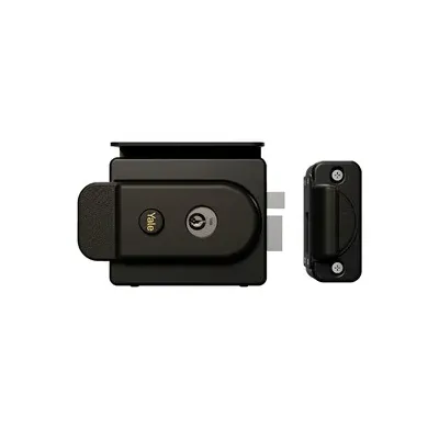 YALE 770 SERRATURA APPL ELETT P/FERRO E40/80 REV ANTRACITE