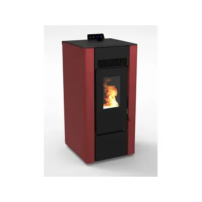 C STUFA PELLET EFESTO 9 BORDEAUX V6