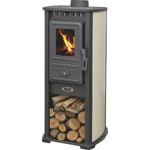 STUFA LEGNA 7 KW BERNA LUX G 4.0 BEIGE V6