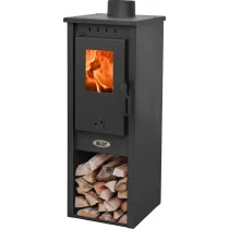 STUFA LEGNA 7 KW BERNA LUX S 4.0 ANTRACITE V6