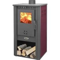 STUFA LEGNA 9 KW ATENE S 4.0 ROSSO V6