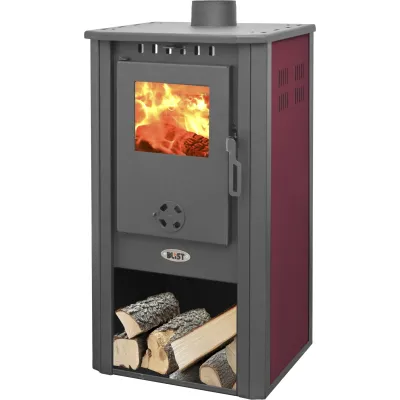 STUFA LEGNA 9 KW ATENE S 4.0 ROSSO V6
