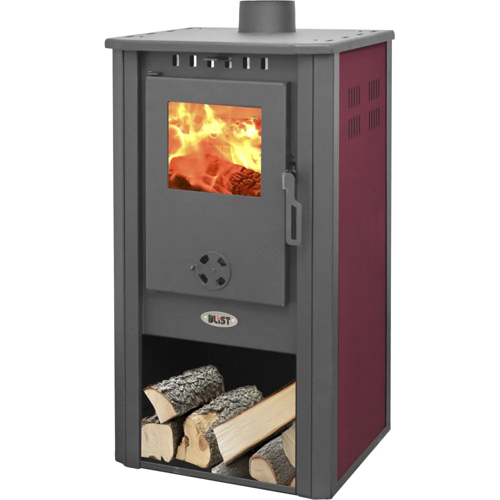 STUFA LEGNA 9 KW ATENE S 4.0 ROSSO V6