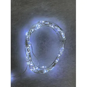 C CATENA LUMINOSA BATT   40 MICROLED BIANCO FREDDO