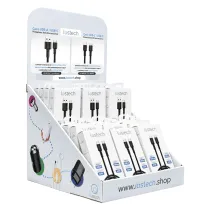 ESPOSITORE DA BANCO PER CAVI USB 'LS-ESC02B' 32 pz - completo