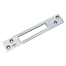 CONTROPIASTRA PER SERRATURE A BAIONETTA tipo 1 asola singola - mm 150 x 25 x 3