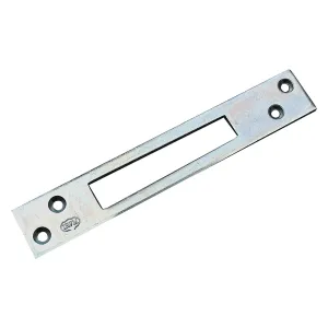 CONTROPIASTRA PER SERRATURE A BAIONETTA tipo 1 asola singola - mm 150 x 25 x 3