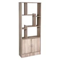 LIBRERIA CON DUE ANTE LINEA 'ATENA' col. rovere naturale