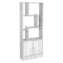 LIBRERIA CON DUE ANTE LINEA 'ATENA' col. bianco