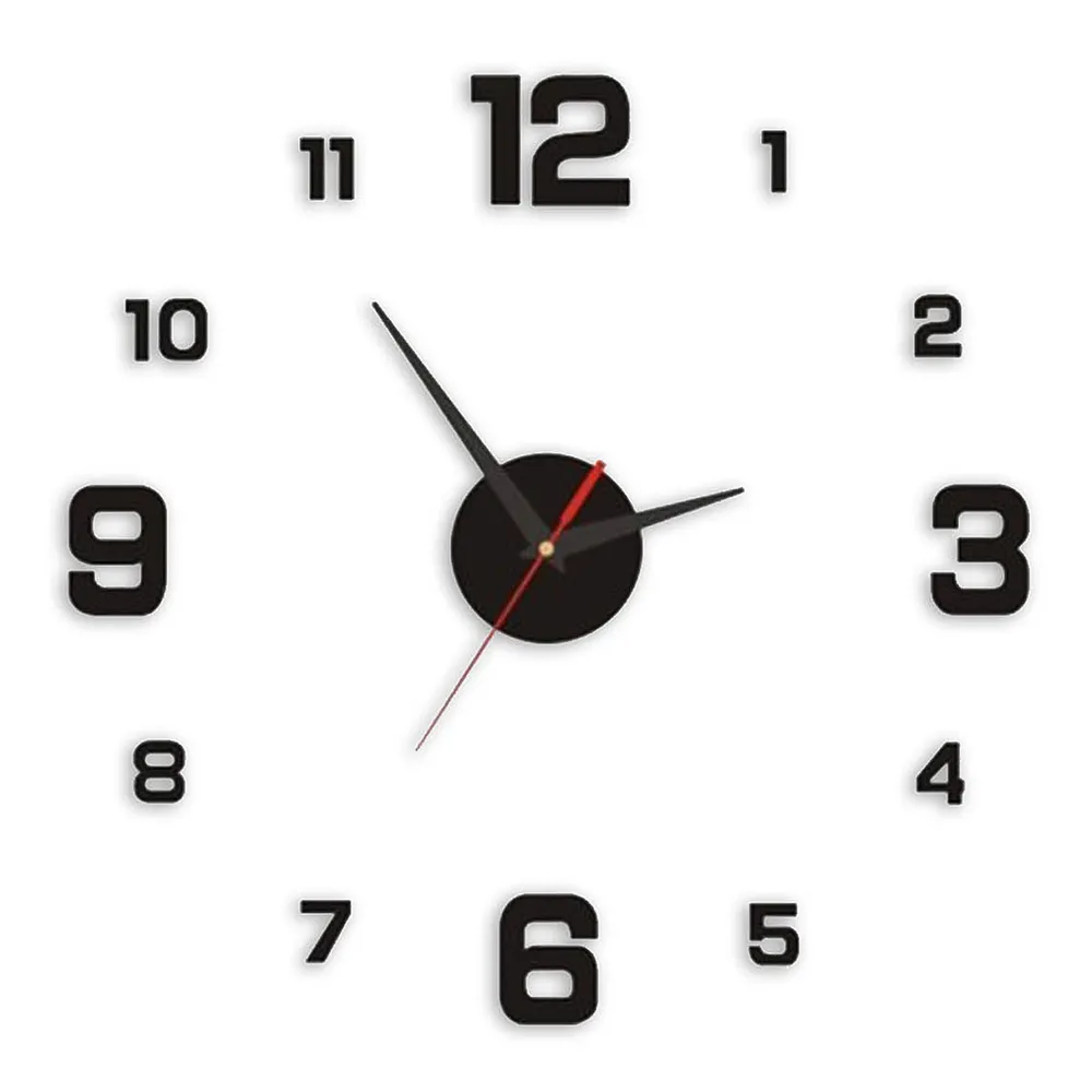 OROLOGIO ADESIVO DA PARETE Ø 50 cm