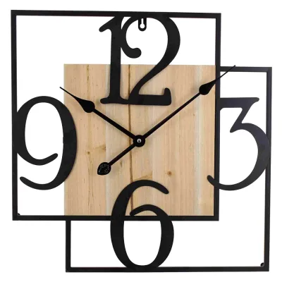 OROLOGIO DECORATIVO DA PARETE cm. 50 x 5 x 50