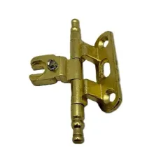 CERNIERA PER PORTE IN BATTUTA ORO 46x14x15 mm (1 Pezzo)