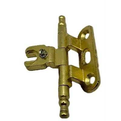 CERNIERA PER PORTE IN BATTUTA ORO 46x14x15 mm (1 Pezzo)