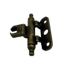 CERNIERA PER PORTE IN BATTUTA BRONZATA 46x14x14 mm (1 Pezzo)