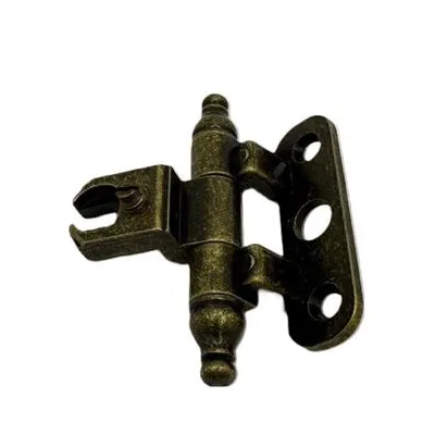 CERNIERA PER PORTE IN BATTUTA BRONZATA 46x14x14 mm (1 Pezzo)