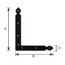 CONTROPIASTRA DI RINFORZO SAGOMATA 250X200 mm (1 Pezzo)