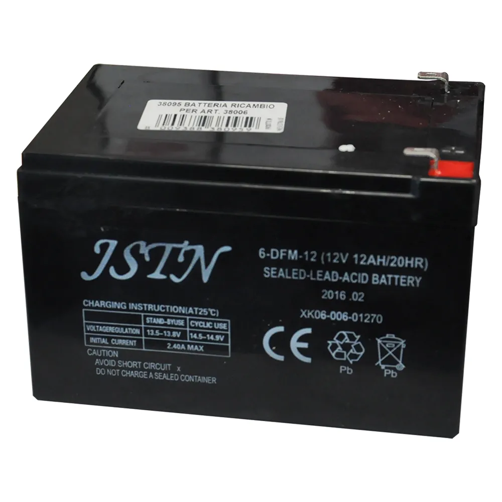 BATTERIA RICAMBIO mm.151x65xh.100 - 12V 10Ah - piombo BATTERIA RICAMBIO mm.151x65xh.100 - 12V 10Ah - piombo