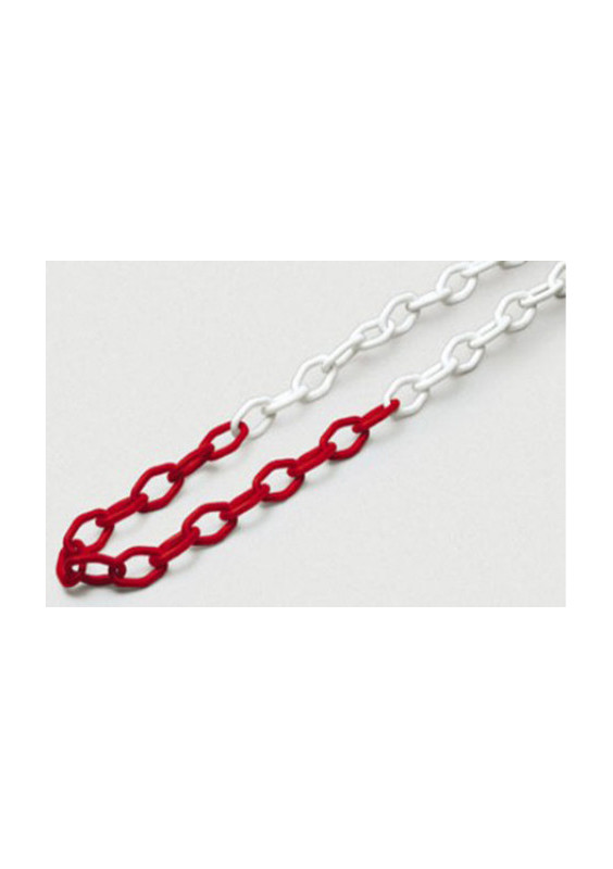 Signaling chain - white/red - 5 mt.